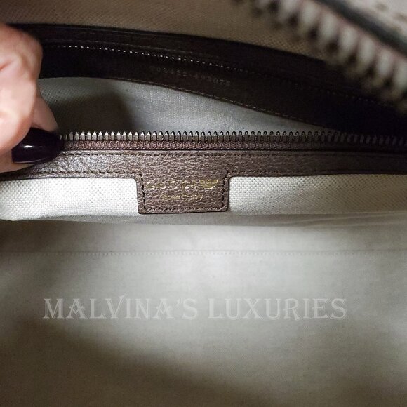 GUCCI BAG 702422 ADIDAS X GG LOGO CRYSTAL DUFFEL w WEB STRAP - Picture 13 of 16
